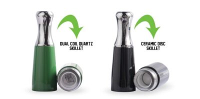 exxus dual coil quartz skillet 5.10 standard threading for concentrate