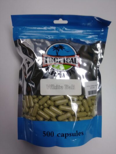 Tropical White Bali 500ct Capsules (each 500mg)
