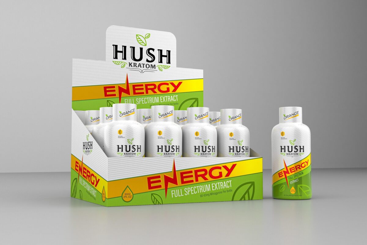 Hush Energy Kratom 2oz Shot 12ct