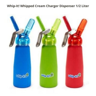 Whip It Cream Whipper 1/2 litter/1/2 quart-Red