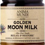 ANIMA MUNDI GOLDEN MOON MILK(Blue Lotus Vanilla) 142G POWDER