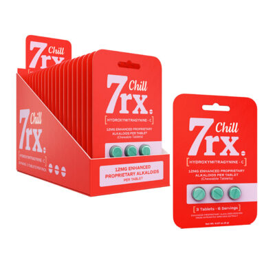 7rx Chill - 7 Hydroxymitragynine Chewable Tablets (12MG)