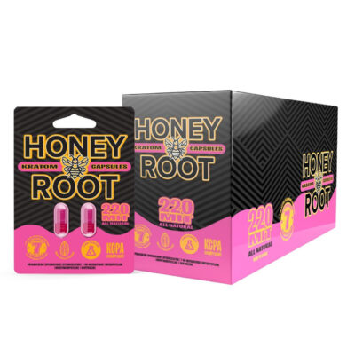 HoneyRoot Kratom Capsules (220 MIT)